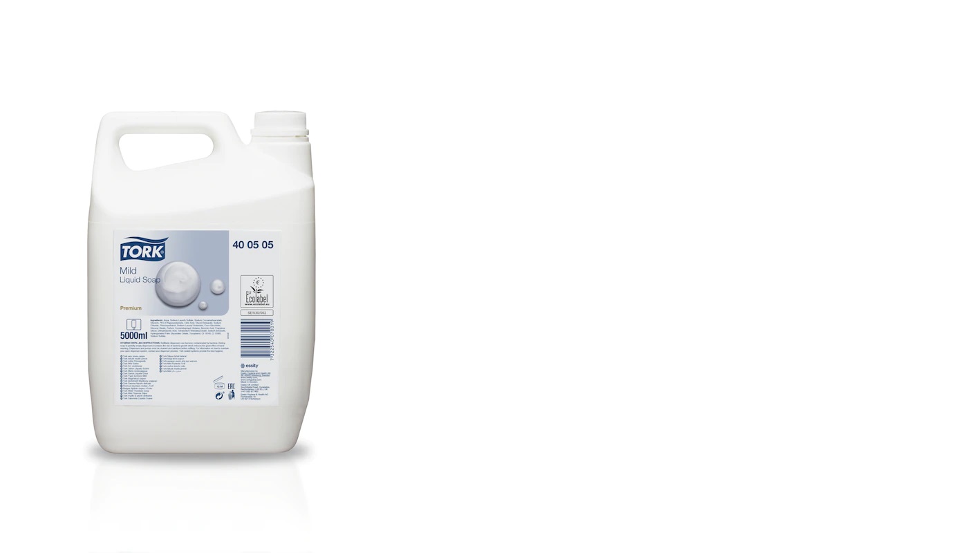 Een Tork Milde Vloeibare Zeep 3x5 L grootverpakking Premium koop je bij ShopXPress